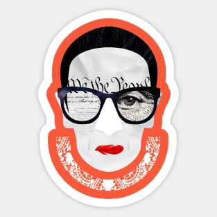 Ruth Bader Ginsburg - RBG Sticker